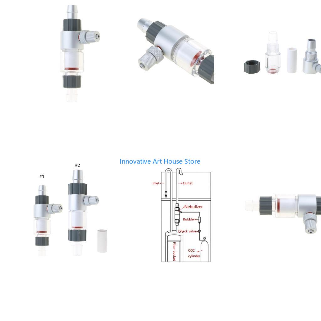 Planted Aquarium Without Fish - Diffuseur CO2 E1PC augmentant Saturation l'utilisation