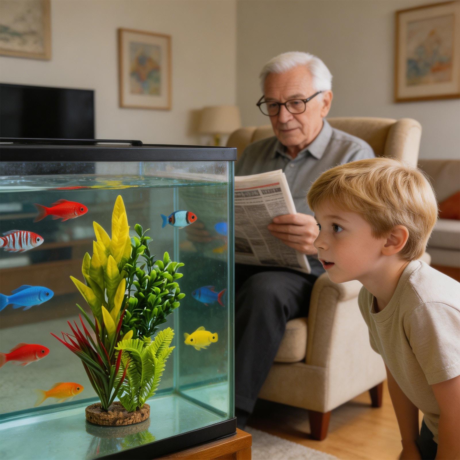 Plantes artificielles pour aqu - Planted Aquarium For Beginners avis et prix