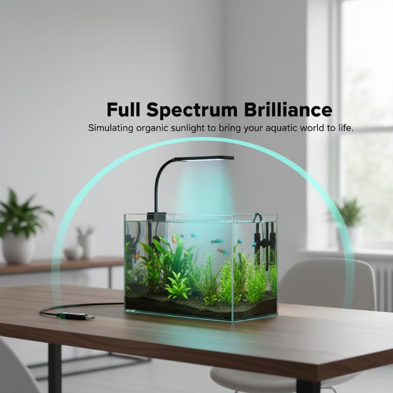 Lampe LED USB à pince pour aqu - Aquarium Planted Aquarium avis et prix