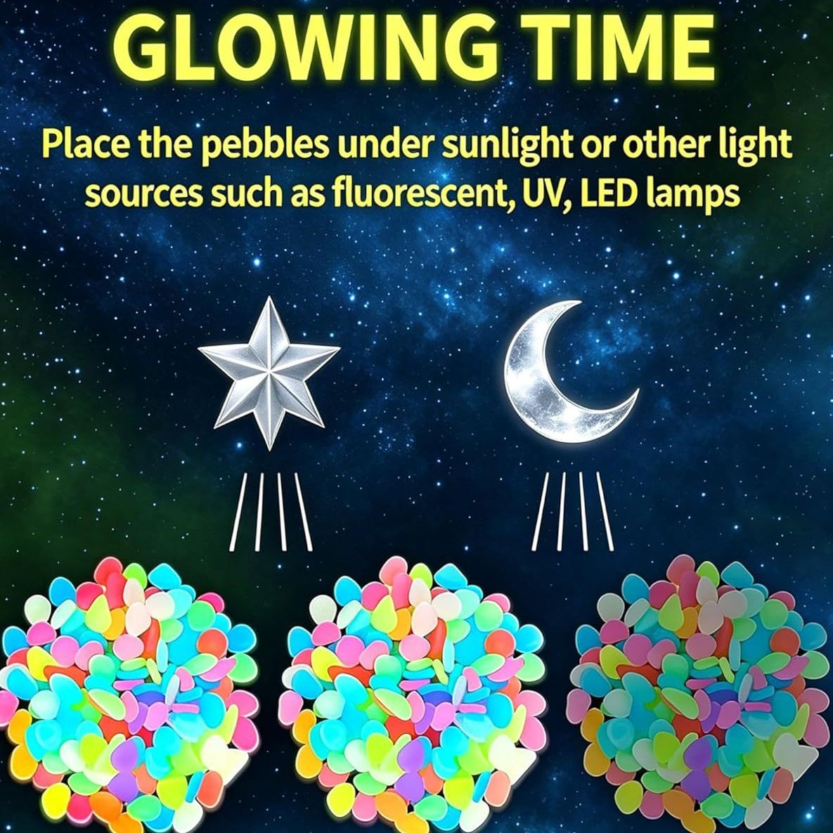 Galets lumineux colorés qui br - Aquarium Planted Aquarium avis et prix