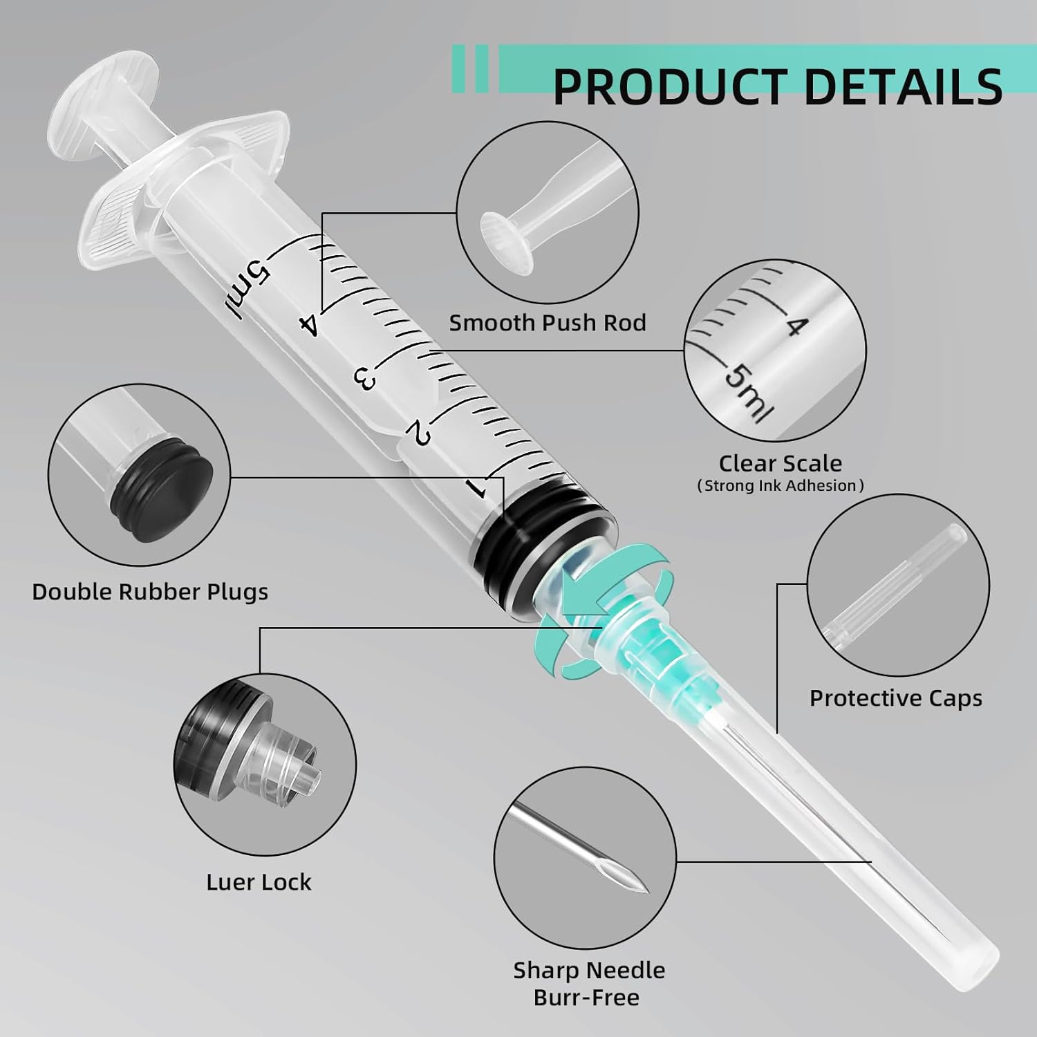 Seringue Luer Lock de 5 ml, ad - Aquarium Planted Aquarium avis et prix